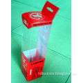 folding plastic hanging packaging boxes